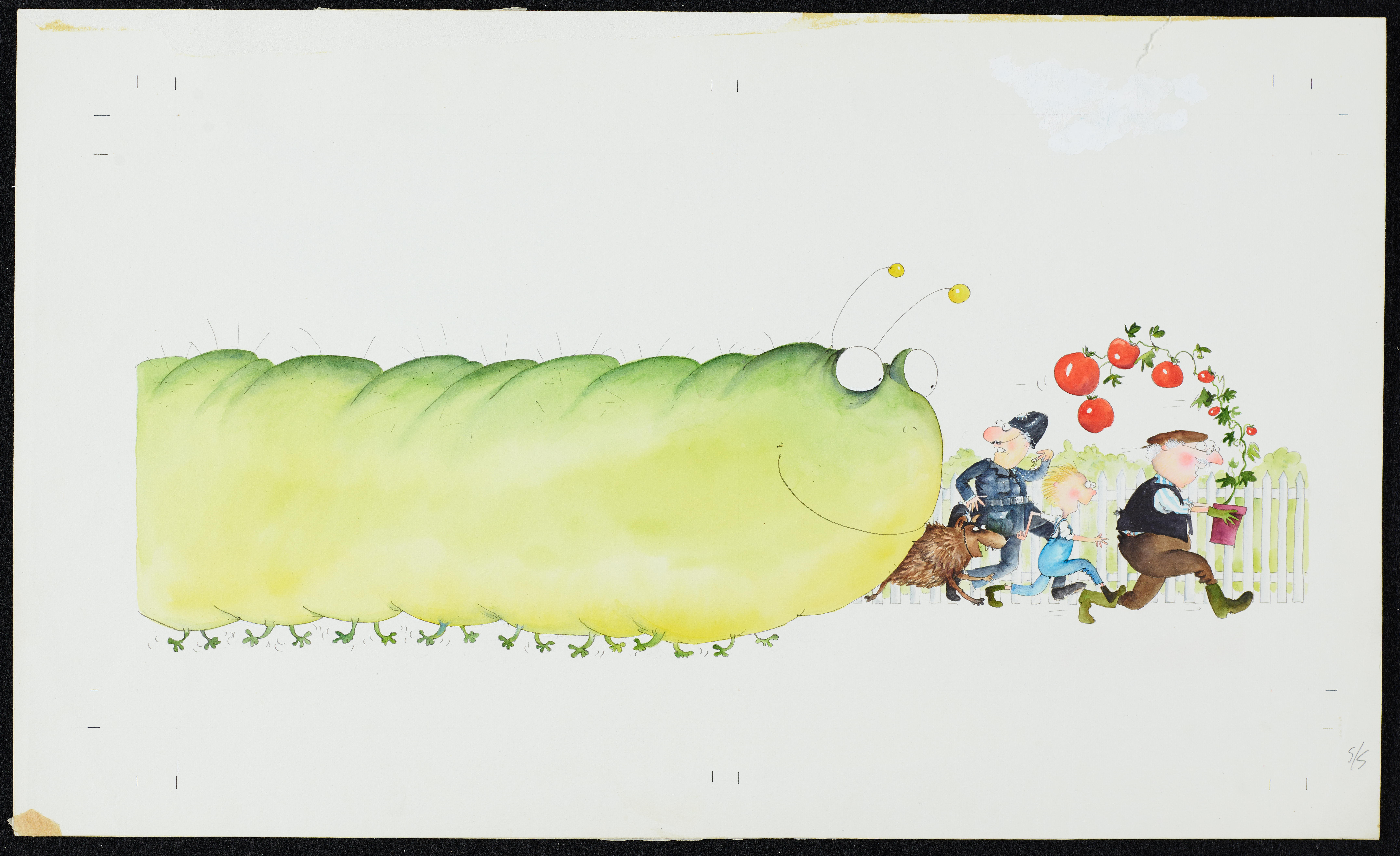 Original The Trouble with Grandad illustration number 699 by Babette Cole