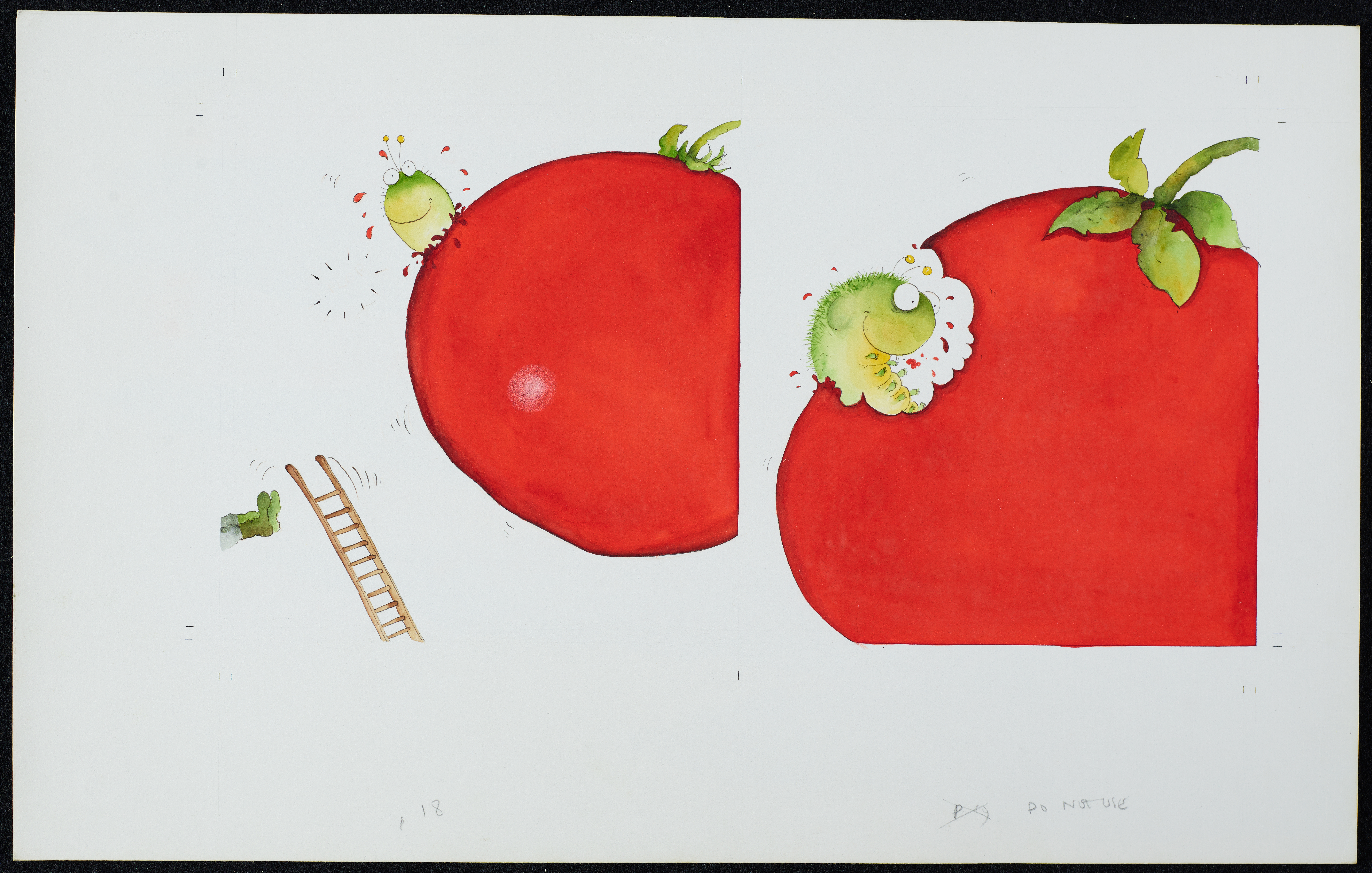 Original The Trouble with Grandad illustration number 709 by Babette Cole