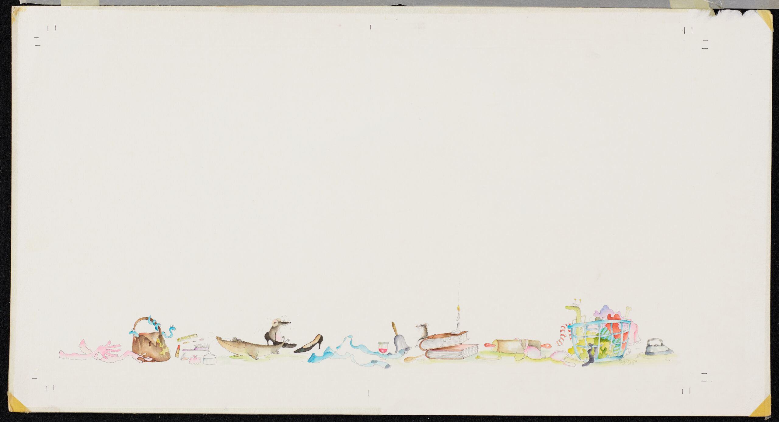 Original The Trouble with Mum illustration number 651 by Babette Cole