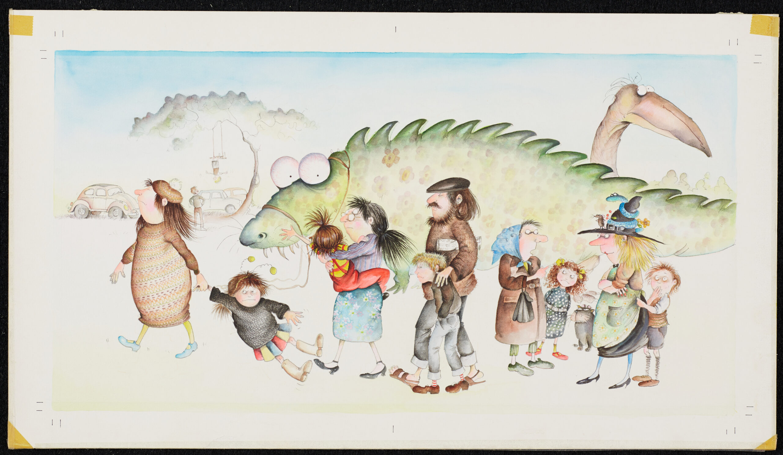 Original The Trouble with Mum illustration number 661 by Babette Cole