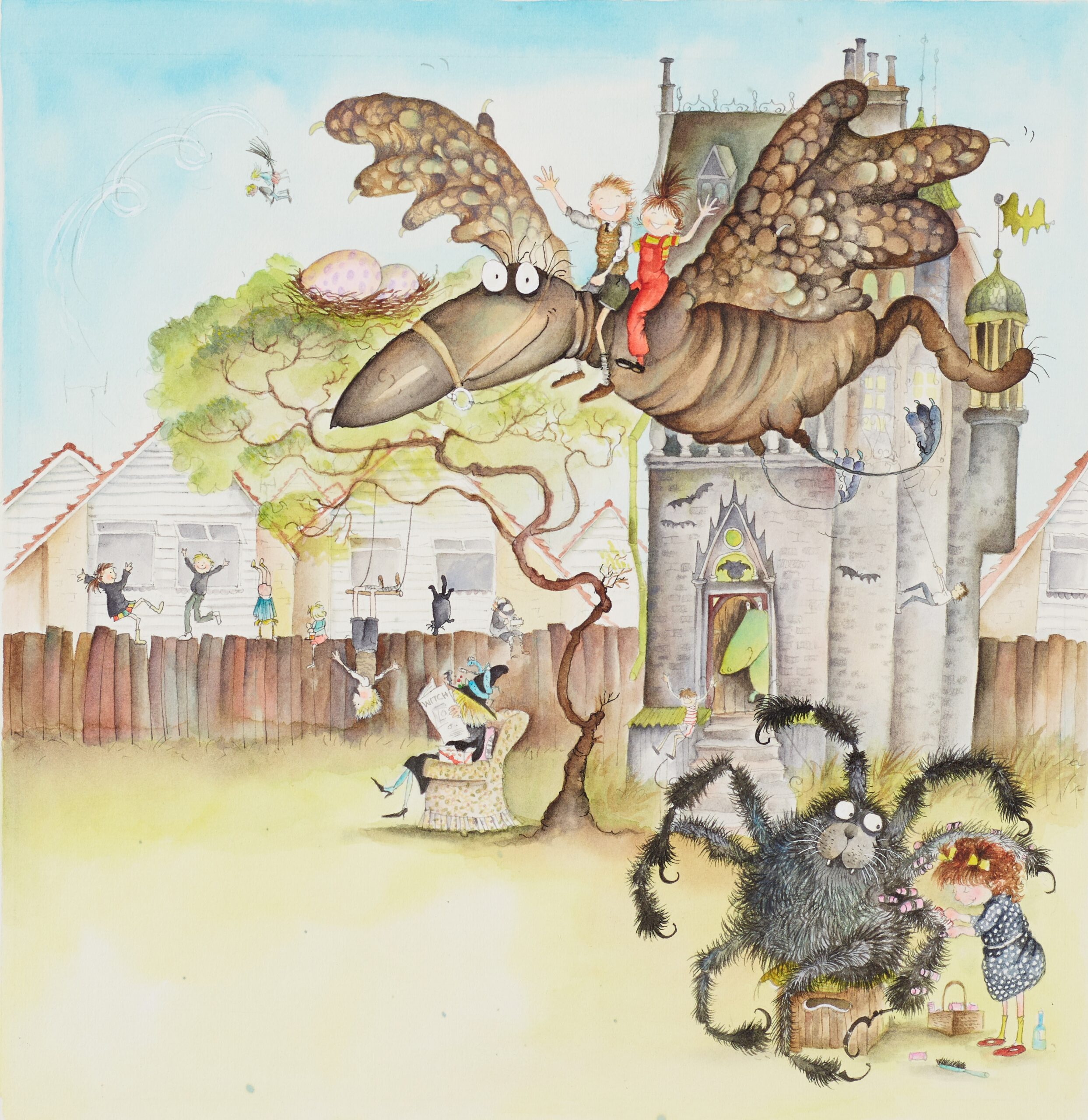 Original illustration from The Trouble with Mum
