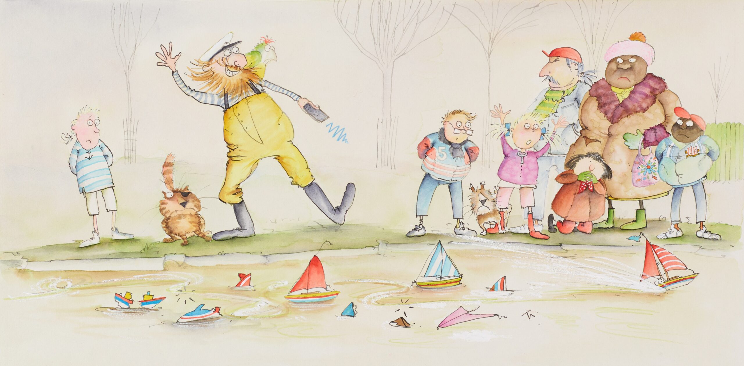 Illustration from The Trouble with Uncle